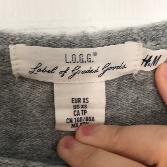 Soft grey bell sleeve sweater - Picture 5 of 6